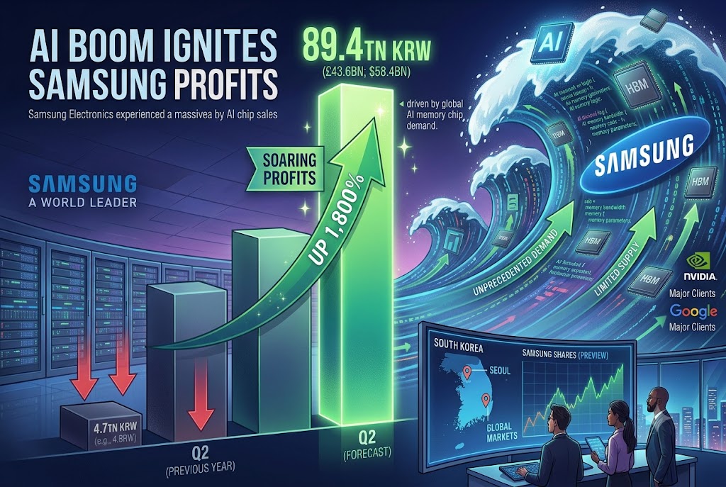 Samsung Rides the AI Tidal Wave to a Historic $58 Billion Quarter