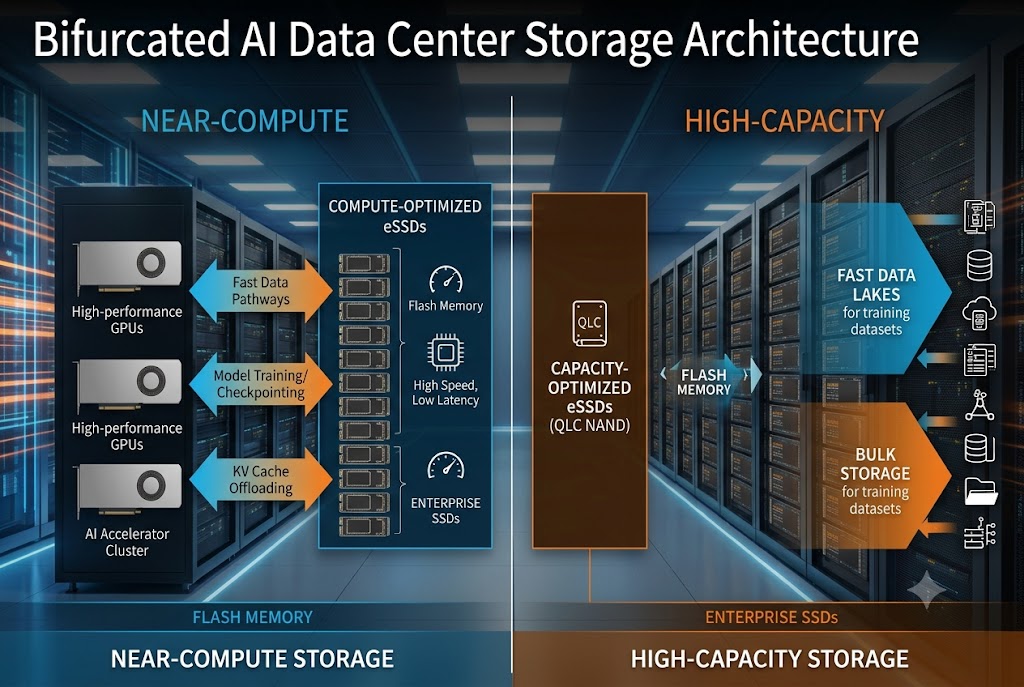 Rethinking the Rack: How AI Split Data Center Storage in Two