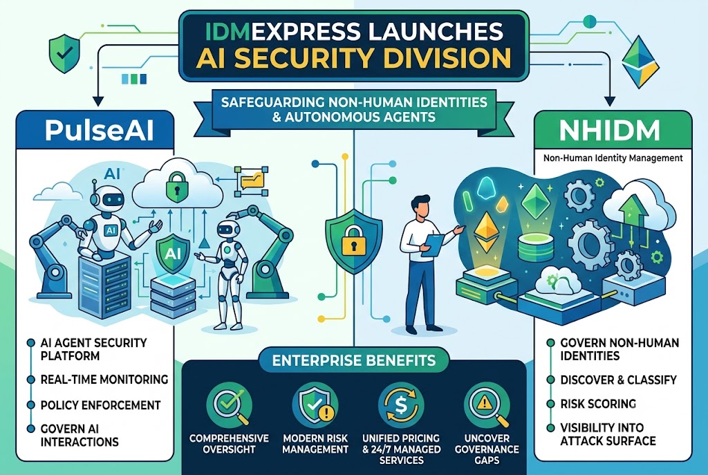 IDMEXPRESS Launches AI Security Division to Safeguard Non-Human Identities and Autonomous Agents