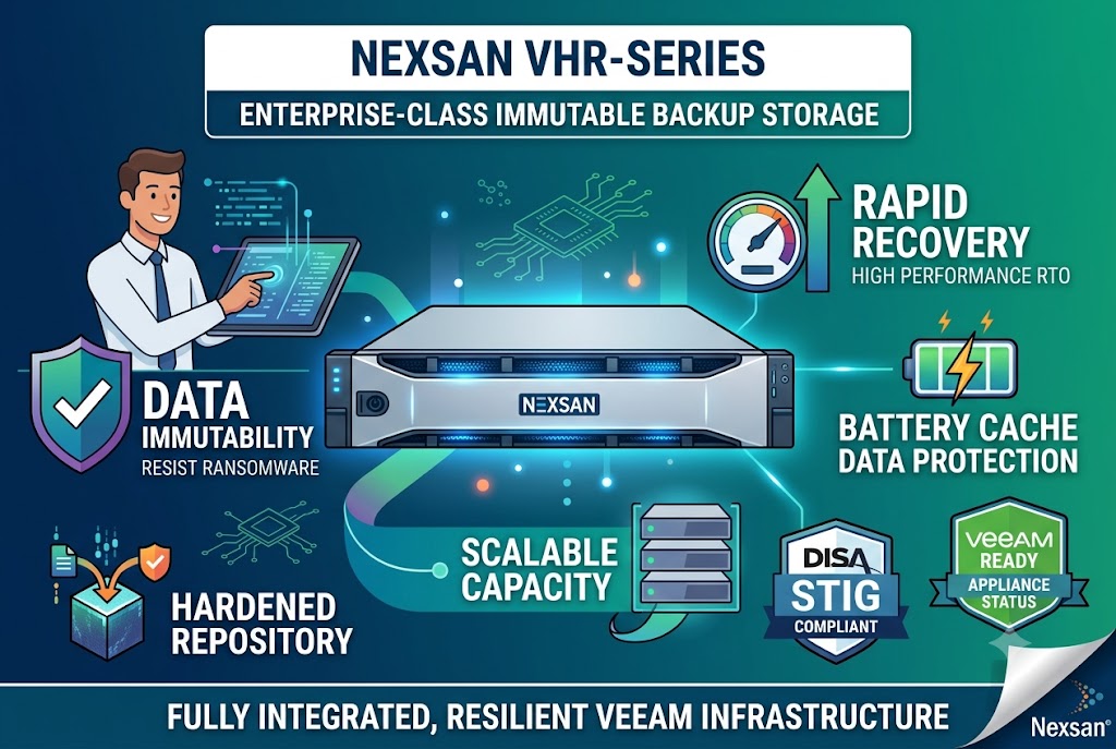 Nexsan Introduces VHR-Series to Boost Data Resilience with Veeam