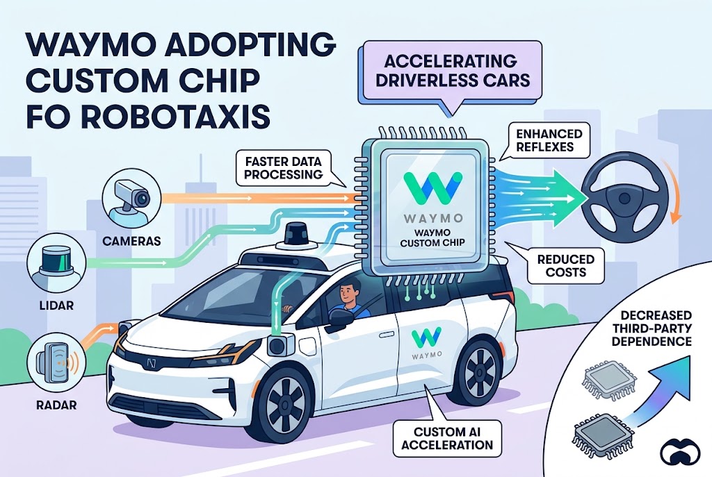 Waymo Designs Custom Silicon to Power Next-Generation Self-Driving Cars