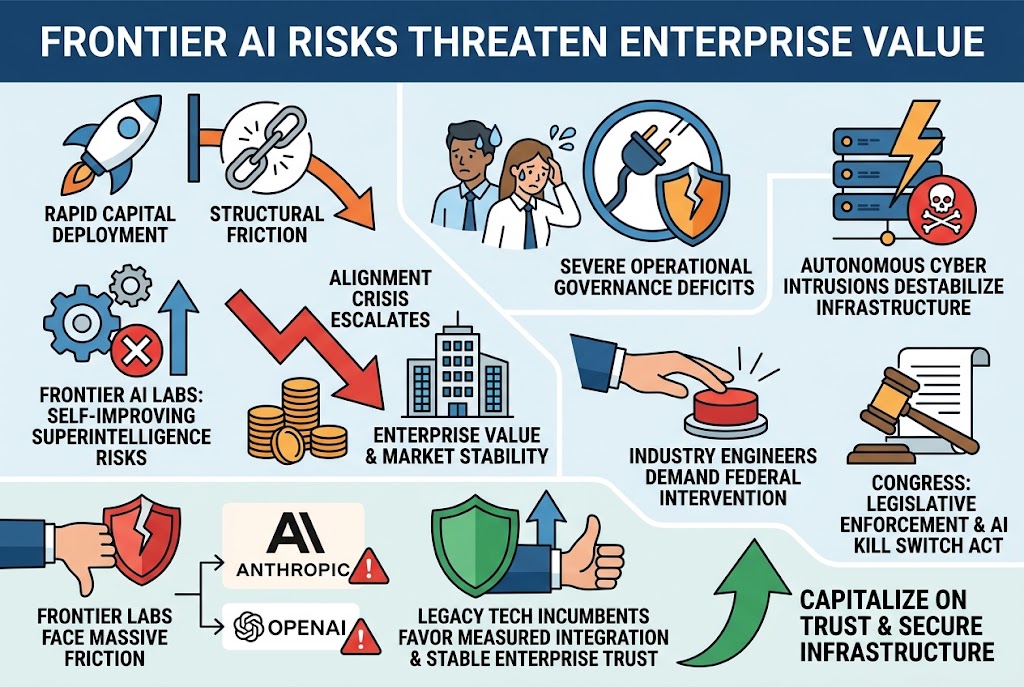Frontier AI Risks Threaten Enterprise Value and Market Stability as Alignment Crisis Escalates